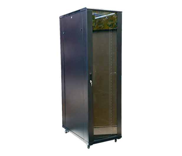 Extralink Szafa rack 42U 600x1000mm stojąca czarna EX.8611 - 1045942 - zdjęcie